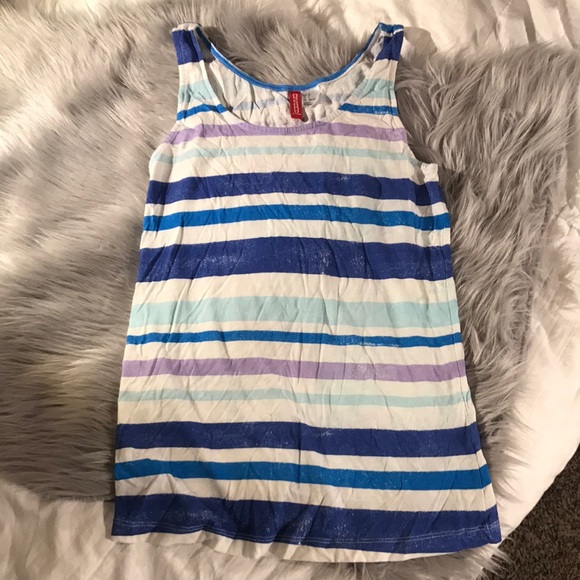 H&M Women's Tank top, size 2, multi-color stripes! - Picture 1 of 3